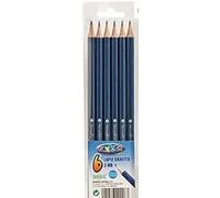 Carioca 152753 Lápices Grafito 2-Hb Apto Uso Escolar, Color Azul, Caja de 72