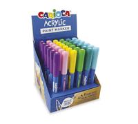 CARIOCA Acrylic - Rotuladores Permanentes Acrílicos Cristal