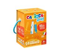Carioca baby caja rigida con 24 rotuladores - punta redonda y bloquead