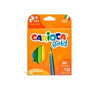 Carioca Lápices de colores Baby triangulares seguros surtidos 10 unidades +1 año