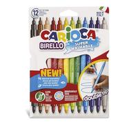 Carioca birello pack de 12 rotuladores - doble punta fina y media - ti