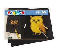 Carioca black pack con 20 hojas a4 de color negro - papel de 150gr - r