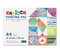 CARIOCA - Bloc Acuarelas A4, 200 g, 20 Hojas