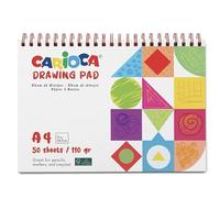CARIOCA - Bloc Dibujo A4, 110 g, 50 Hojas