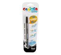 CARIOCA - Bolígrafo Borrable Oops Negro, Tinta Termosensible, 0,7 mm, 1 Ud