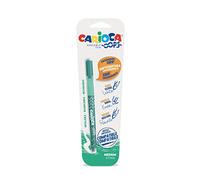 CARIOCA - Bolígrafo Borrable Oops Verde, Tinta Termosensible, 0,7 mm, 1 Ud