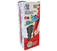 Carioca caja de 12 rotuladores monocolor jumbo, con punta gruesa, colo