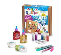 Carioca - Caja Regalo Manualidades Glitter, Set Pinturas Purpurina