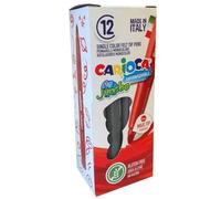 Carioca caja de 12 rotuladores monocolor jumbo, con punta gruesa, colo