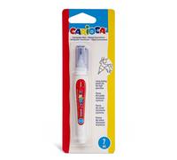 Carioca Corrector de bolígrafo B99420727 – Punta metálica resistente – Secado rápido – Blanco