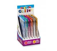 Carioca glitter gel expositor de 36 boligrafos - punta ø 1mm - tinta