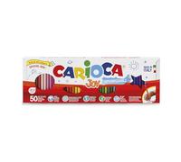 Carioca Rotuladores Joy Punta fina 2,8 mm — 50 unidades, superlavables, colores surtidos