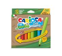 CARIOCA Jumbo Eco - Rotuladores Ecológicos Gruesos Bebés, 12