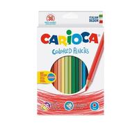 CARIOCA LAPICES DE COLORES EXAGONAL, 12 LAPICES DE COLORES 3MM COLORED PENCILS