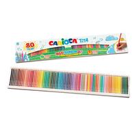 Carioca lápices de colores tita - caja especial maxi con 80 lápices-