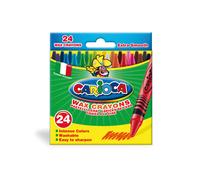 Carioca - lote de 2 lápices de cera de colores (24 unidades)