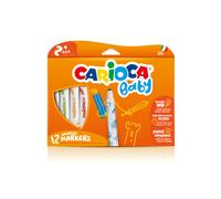 Carioca marker 2+ rotulador extra-grueso multicolor 12 pieza(s)