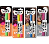 Carioca mask up metallic & neon pack de 12 blisters con 2 lapices cada