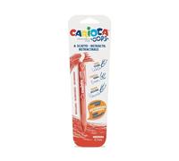 Carioca Oops - 1 Bolígrafo Borrable retráctil, punta 0,7 mm, Rojo