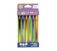 Carioca – Bolígrafos borrables Oops Easy – Caja de 6 colores – Tinta termosensible, punta 0,7 mm