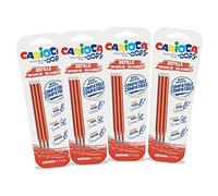 CARIOCA Oops - Juego de recambios para bolígrafos borrables rojos, recambio para bolígrafos borrables Oops, 12 unidades