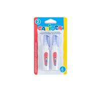 Carioca pack de 2 mini boligrafos correctores - punta de metal resiste