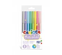 Carioca pastel, rotuladores de colores pastel, punta cónica, tinta la