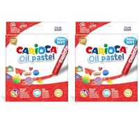 Carioca Pasteles Al Óleo - 24 Uds (Paquete de 2)