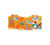 CARIOCA Set Baby 1+ | Set Colores con Rotuladores Super Lavables, Ceras con Forma de Osito y Maxi Lápices para Bebés a Partir de 12 Meses, 22 Uds