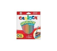 Carioca lápices de colores supercolor - caja de 24 lápices de madera