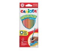 Carioca supercolor pack de 12 lapices de colores - cuerpo de madera he