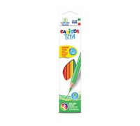Carioca tita pack de 6 lapices de colores - cuerpo hexagonal - mina re