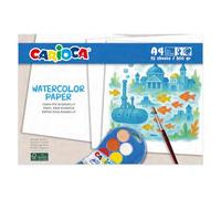 Carioca watercolor pack con 15 hojas a4 para acuarela - papel de 300gr