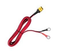 carotoe Cable de alimentación de terminal de 12 AWG, enchufe de batería con ojales de 8 mm para almacenamiento de energía portátil y necesidades de cableado solar