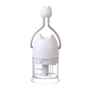 carotoe Picadora de ajo manual de fácil desmontaje para picar ajo y chiles simple para el hogar, trituradora manual de prensa
