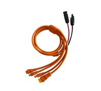 carotoe XT90 - Cable adaptador hembra de 150 cm de longitud, textura adecuada para carga de panel solar, cable de carga solar al aire libre