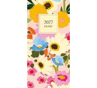 Carousel Worldwide 2027 - Agenda floral de pájaros, vista semanal delgada, de lujo