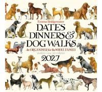 Carousel Worldwide 2027 Emma Bridgewater - Agenda de pared, fechas y cenas y paseos de perros, vista semanal