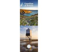 Carousel Worldwide Coastline of Britain - Calendario de pared delgado 2027, calendario de 12 meses, fotografía costera dramática