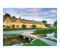 Carousel Worldwide Cotswolds - Calendario de pared 2027, formato A5, calendario mensual de 12 meses, fotografía Cotswolds a todo color