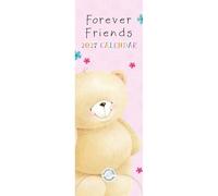 Carousel Worldwide Forever Friends - Calendario de pared delgado 2027, calendario de 12 meses, arte animal conmovedor