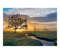 Carousel Worldwide Hampshire - Calendario de pared 2027, formato A5, calendario mensual de 12 meses, fotografía de Hampshire a todo color
