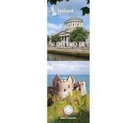 Carousel Worldwide Irlanda - Calendario de pared delgado 2027, calendario de 12 meses, paisajes irlandeses escénicos