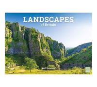 Carousel Worldwide Landscapes of Britain - Calendario de pared 2027, formato A4, calendario mensual de 12 meses, fotografía de paisajes británicos a todo color