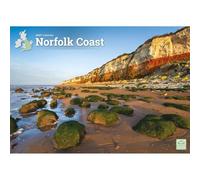 Carousel Worldwide Norfolk Coast - Calendario de pared 2027, formato A4, calendario mensual de 12 meses, fotografía a todo color de la costa de Norfolk