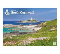 Carousel Worldwide North Cornwall - Calendario de pared 2027, formato A4, calendario mensual de 12 meses, fotografía a todo color de North Cornwall