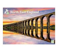 Carousel Worldwide North East England - Calendario de pared 2027, formato A4, calendario mensual de 12 meses, fotografía a todo color del noreste de Inglaterra