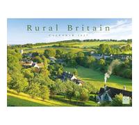 Carousel Worldwide Rural Britain - Calendario de pared 2027, formato A4, calendario mensual de 12 meses, fotografía de paisaje de campo