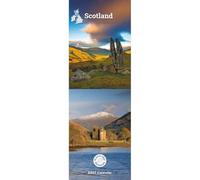 Carousel Worldwide Scotland - Calendario de pared delgado 2027, calendario de 12 meses, paisajes escoceses escénicos