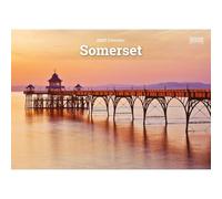 Carousel Worldwide Somerset - Calendario de pared 2027, formato A5, calendario mensual de 12 meses, fotografía Somerset a todo color